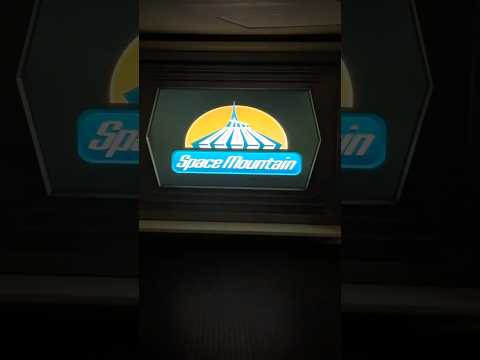 Space Mountain 🚀 ride queue at Disney World’s Magic Kingdom park! #disney #spacemountain