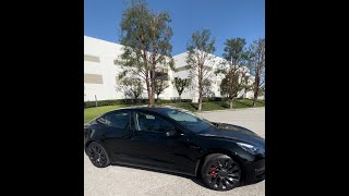 2021 Tesla Model 3  Performance black #2022 #elonmusk #fast  #performance #ev #car #electronic