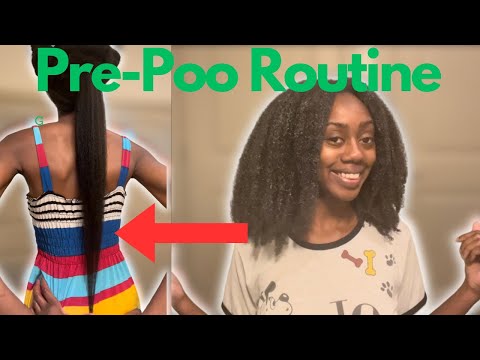 HOW TO: Pre-Poo Natural Hair For LENGTH RETENTION, And FAST Hair Growth!! #prepoo #4cnaturalhair
