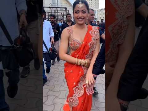 actress rashmika mandanna latest new video in shooting spot