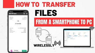 Wireless Data Transfer from Android to PC  | WiFi File Transfer.
