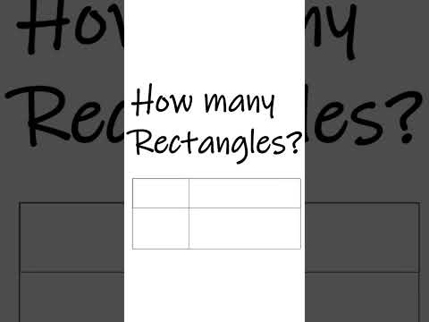 How many rectangles? #math #iqtest #braintest