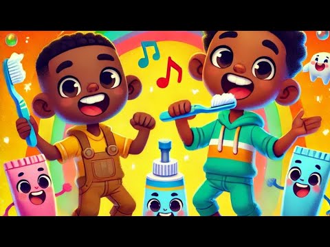 "Brush Brush Fun! ✨ Sing & Shine with Joy and Jabbar! 🦷🎶" #KidsSongs #BrushYourTeeth #JoyAndJabbar