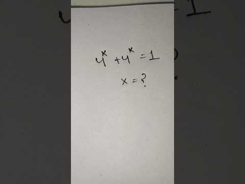 Exponential Equation #maths #youtubeshorts #mathstricks #mathematics