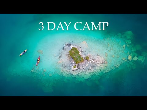 Camping on a Crystal Clear Blue Lake