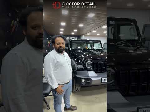 From Thar to Rockstar! 🚙✨#doctordetail #GrapheneCoating #tharroxx
