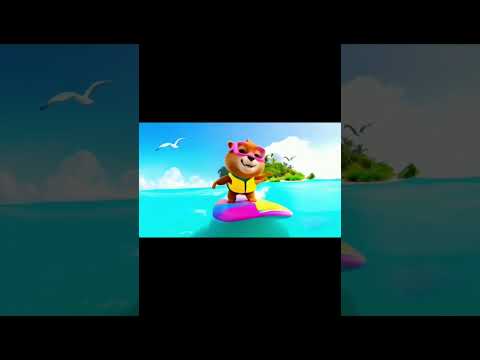 "Kitty vs Puppy: Who did it better? Like, comment, and subscribe for more fun! 🌊🏄‍♂️"