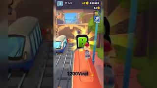 1200 Viral Gameplay 🔥 Subway Surfers highlights (Android, iOS) #viral #short #game #viral