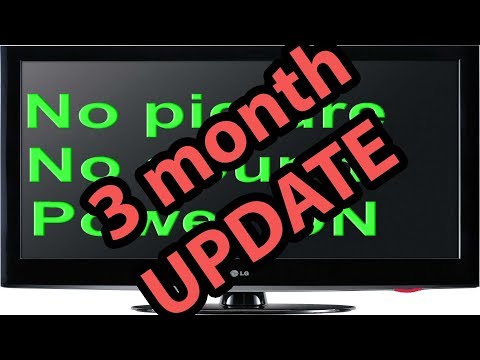 TV turns ON but no picture or sound UPDATE black screen FIX