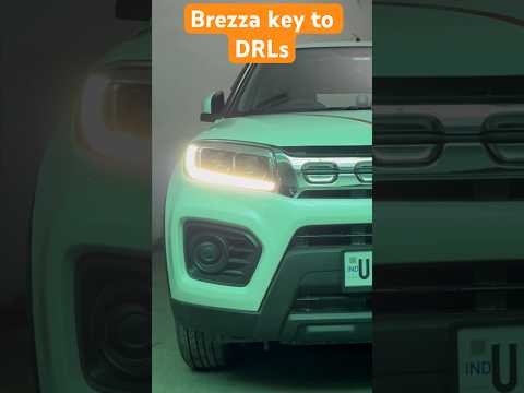 Brezza key to Brezza DRLs #shorts #viral #ytshorts #shortvideo #shortsvideo #short #brezza #newcar
