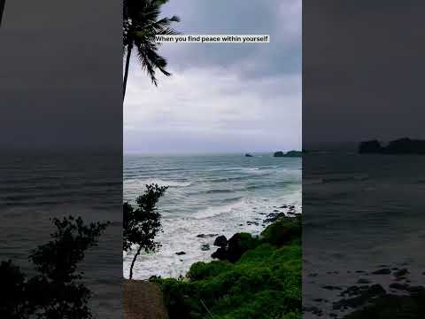 Goa ❤️ #ytshorts #vlog #goa #beach #goavlog #baga #nature #trip #peace #monsoon #southgoa #vlogger