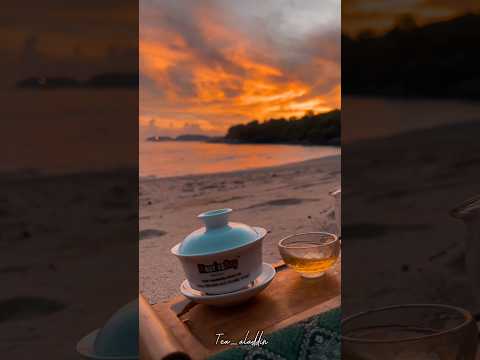 #sunset #harmony #zen #beach #teaceremony #chinesetea