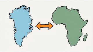 Why Greenland Looks Almost as Big as Africa