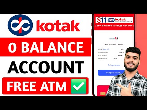 Kotak Mahindra Bank Open Account Zero Balance | Kotak 811 Account Opening Online Zero Balance