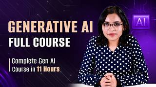 Learn Generative AI Full Course 2026 | Gen AI Crash Course FREE | Intellipaat