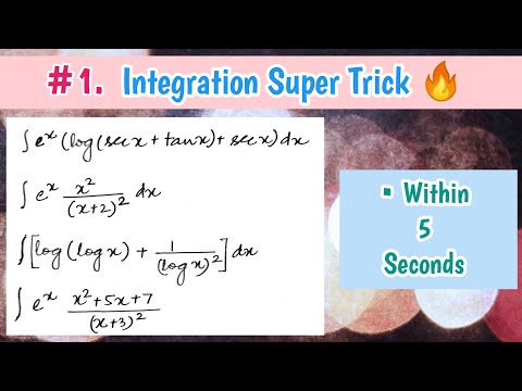 #1. Integration Super Trick