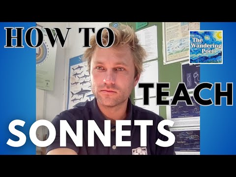 What is a SONNET? poetry form EXPLAINED (with examples) | wandering poet cafe