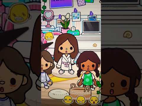 barbies chaotic sleepover #tocalifeworld #tblw #tocaboca #shorts #fyp #preppy #roleplay #roblox