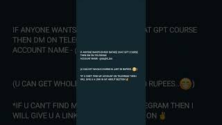 #dhruvrathee #chatgptcourse #freechatgptcourse