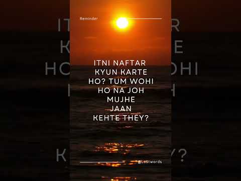 Jisne jaan kaha , aaj nafrat  karta hai ! 💔😭 #shorts #Heartbrokenshayari #ytshorts