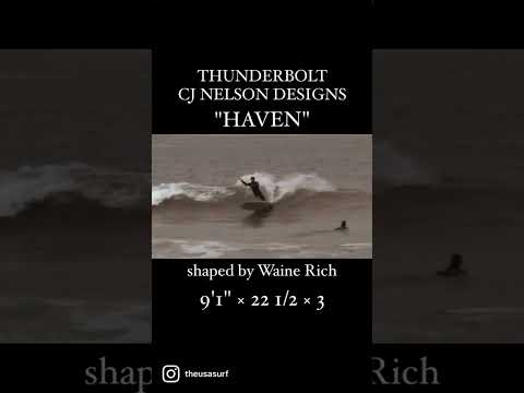 THUNDERBOLT CJNELSON DESIGNS HAVEN 9'1"　Shaped by Wayne Rich