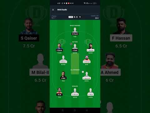 Today Dream 11 Prediction | ECS T10 SPAIN | HAW vs RB