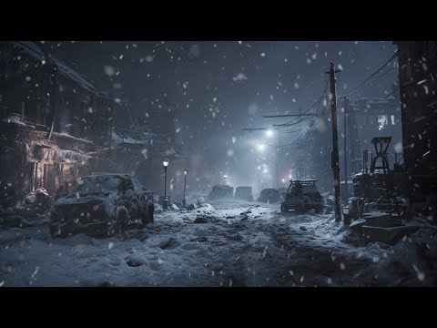 Extremely Strong Wind Sounds for Sleeping┇Heavy Blizzard & Loud Blowing Snow┇Sounds to Relax & Study