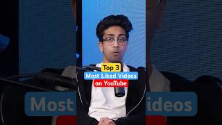 Top 3 Most Liked Videos on YouTube 👍