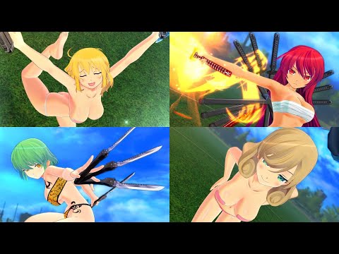 Senran Kagura Burst Re:Newal - All Secret & Ultimate Ninja Arts