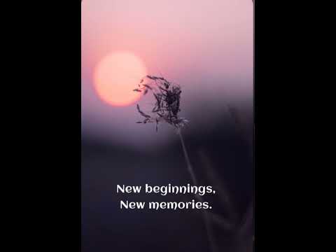 NEW Beginnings New Memories #shorts #motivational #inspirational #status #inspirationalthoughts