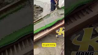 Gold Mining Carpet Mineral Washing Rush Grass Gold Hog Mats #goldmining #goldminer  #goldsluicemat
