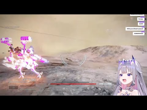 CUTE VTUBER PLAYING AC6 CLIP!