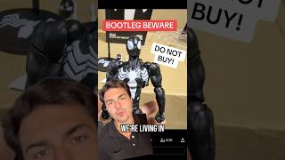 Beware of the NEW bootleg mess toys black suit revoltech SPIDERMAn action figure! Ct toys