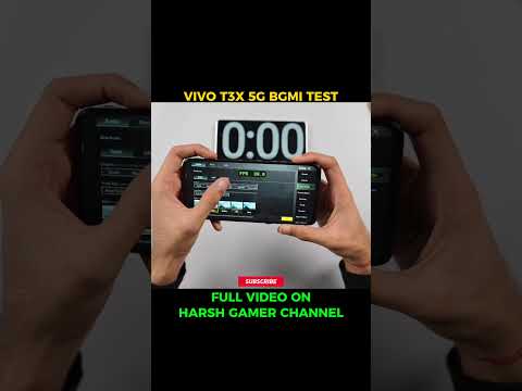 Vivo T3x 5g Bgmi Test Fps Test Graphics Test #vivot3x5g #bgmi #shorts