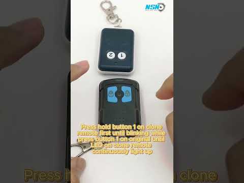 how to clone your 433mhz frequency remote in one step ,#autogatesystem #copy#battery #remote control