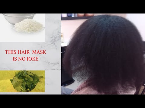 HOW I USED RICE AND SPINACH FOR EXTREME HAIR GROWTH AND THICKNESS