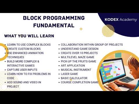 Scratch - Block Programming Course by Kodex Academy #scratchprogramming #scratch