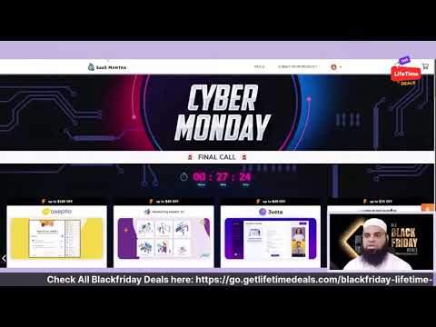 SaaSMantra Cyber Monday Lifetime Deals Ending soon... Weje Brick 3veta