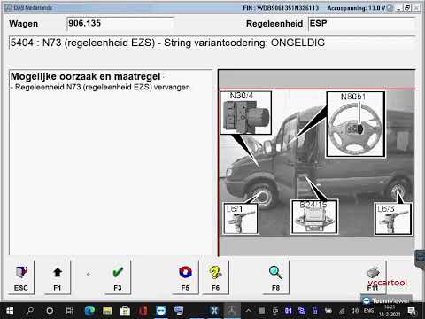 How to coding a MERCEDES BENZ Control Unit W906 SAM