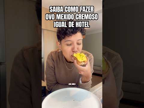 #Receita de OVO MEXIDO CREMOSO igual de hotel. MARAVILHOSO! #Viral #Shorts #emagrecimento