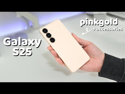 Samsung Galaxy S25 (Pinkgold) - Unboxing & Review | Camera | Aesthetic