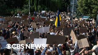 Protests in Ukraine after Zelenskyy fires popular defense minister