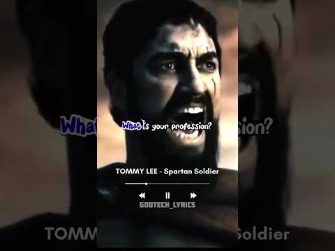 ⁠@TommyLeeGaza Spartan Soldier short Lyrics 💯 #foryou #lyrics