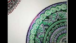 Mandala art|🤩🥰 Easy mandala art| #mandalaart #happinessaroundusbd