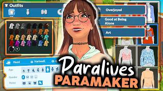 Paralives Paramaker Deep Dive | First Impressions - Making My First Para