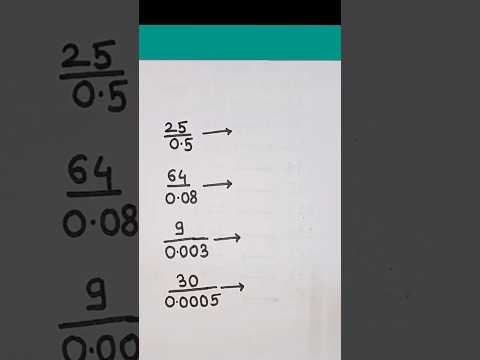 Decimal division | Fast method😱🔥# shorts# shortsfeed.