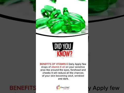 Benefits of Vitamin E✨
