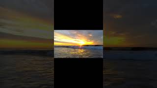 Sunrise over ocean #beachphotography #waves #beach #sunrise #sunrise_maddness