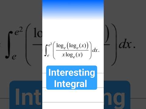Double Substitution Integral #calculus