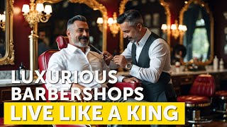 LIVE LIKE A KING! - Inside The Most LUXURIOUS Barbershops in Colombia!